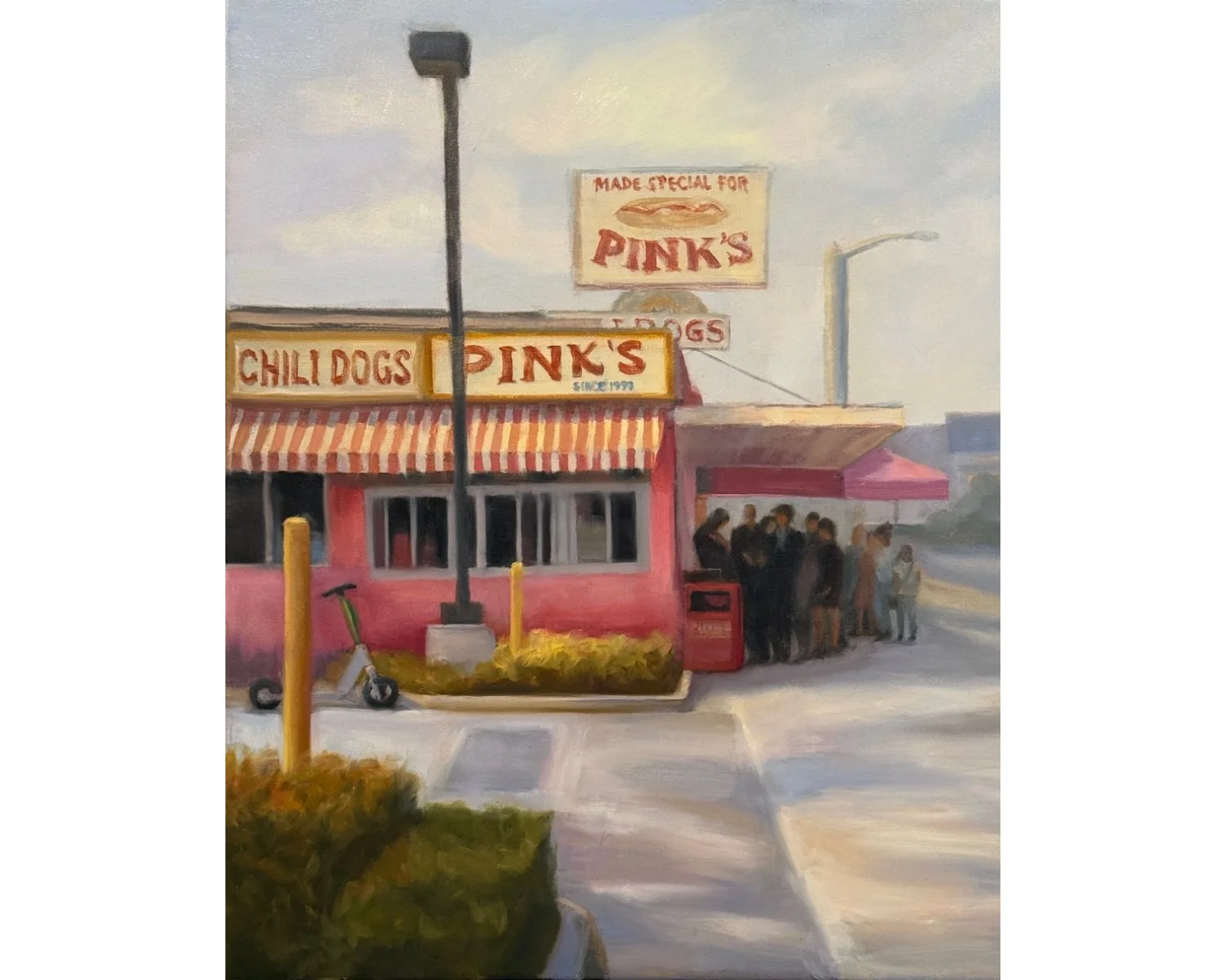 Pink's Dogs Oil on canvas 24x19"