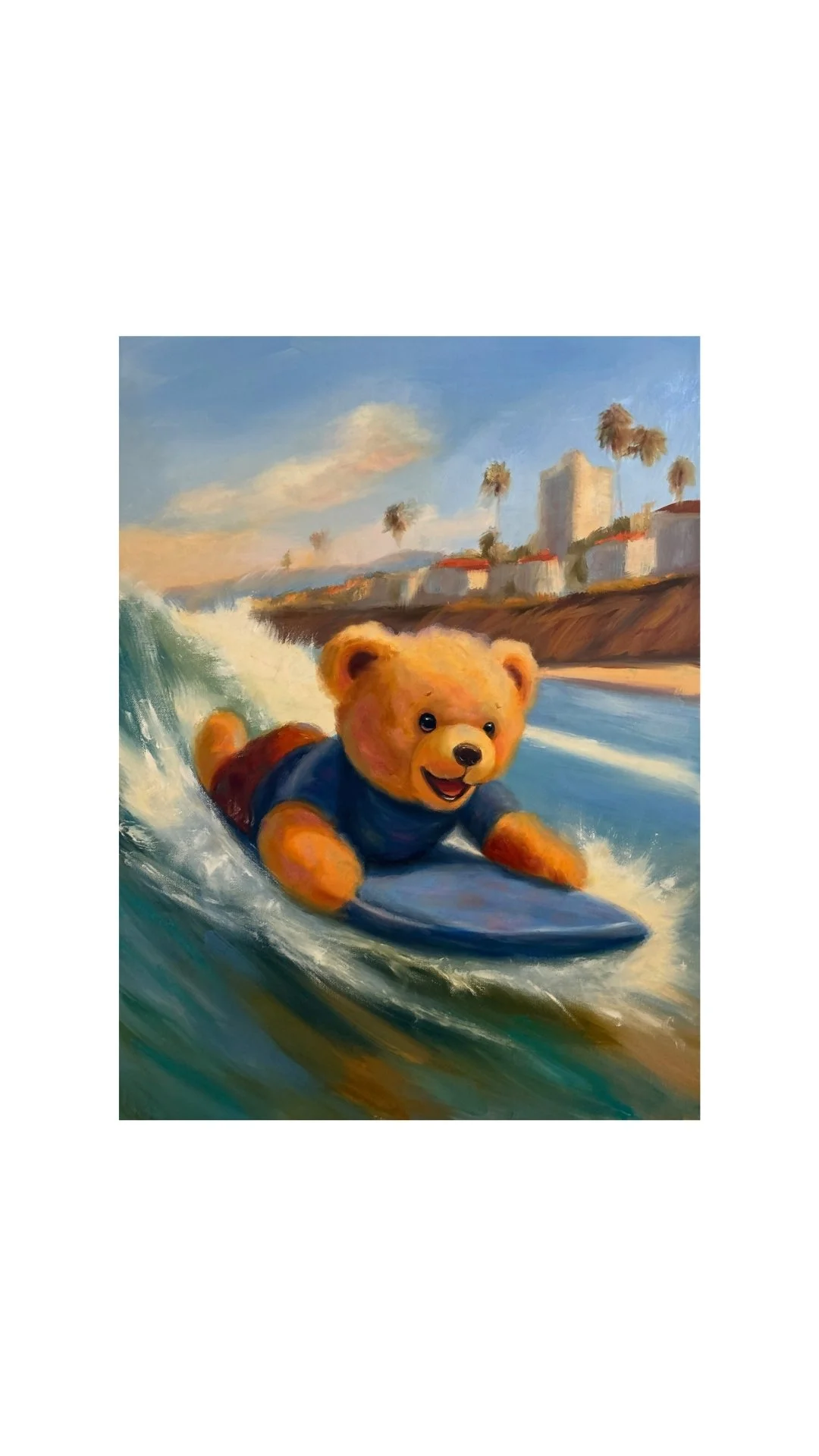 Boogieboarding 18x24”