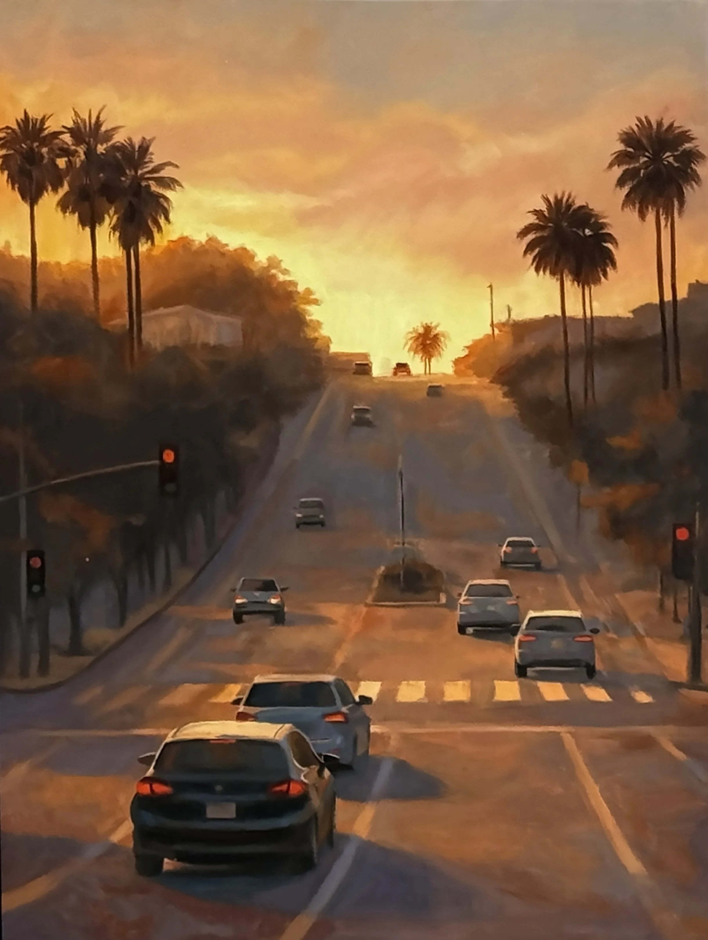 Santa Monica Crossing 12x16.jpg