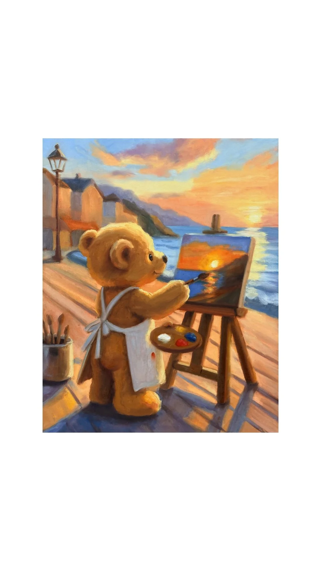 Painter 16x20" Oil on canvas