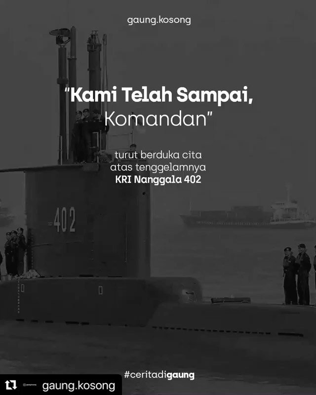 Thank you for your service 🙏 Rest In Peace, Heroes. 

#nanggala402 #RIP