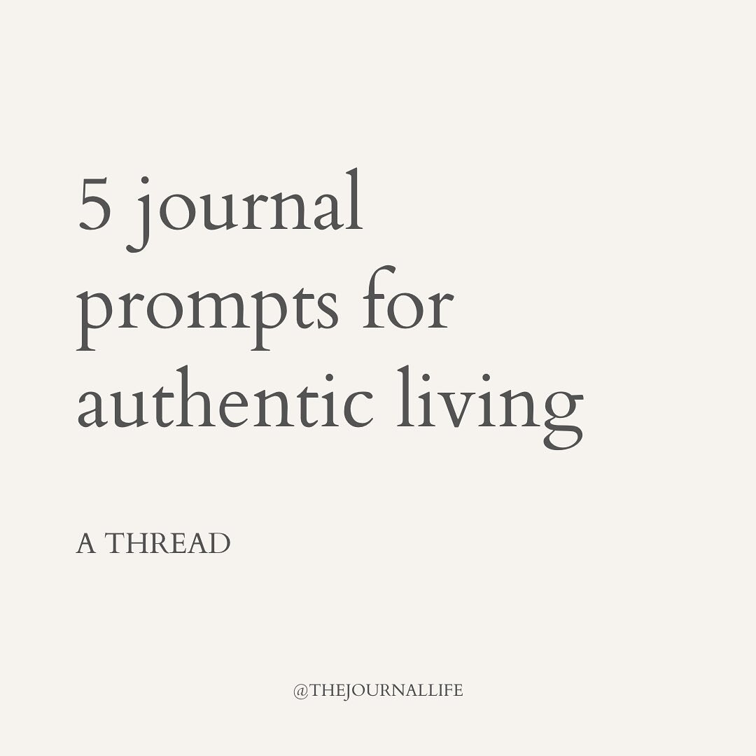 You asked for more prompts, so here you are my loves!

#journal #journaling #journalprompts #journalinspiration #journalingcommunity #journalingprompts #authenticliving #authenticself #brenebrown #liveauthentic #authenticity #thedailywriting