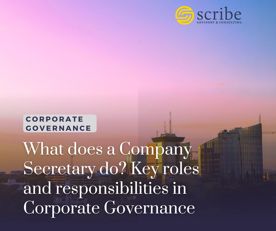 THE ROLE OF THE COMPANY SECRETARY IN MODERN CORPORATE GOVERNANCE