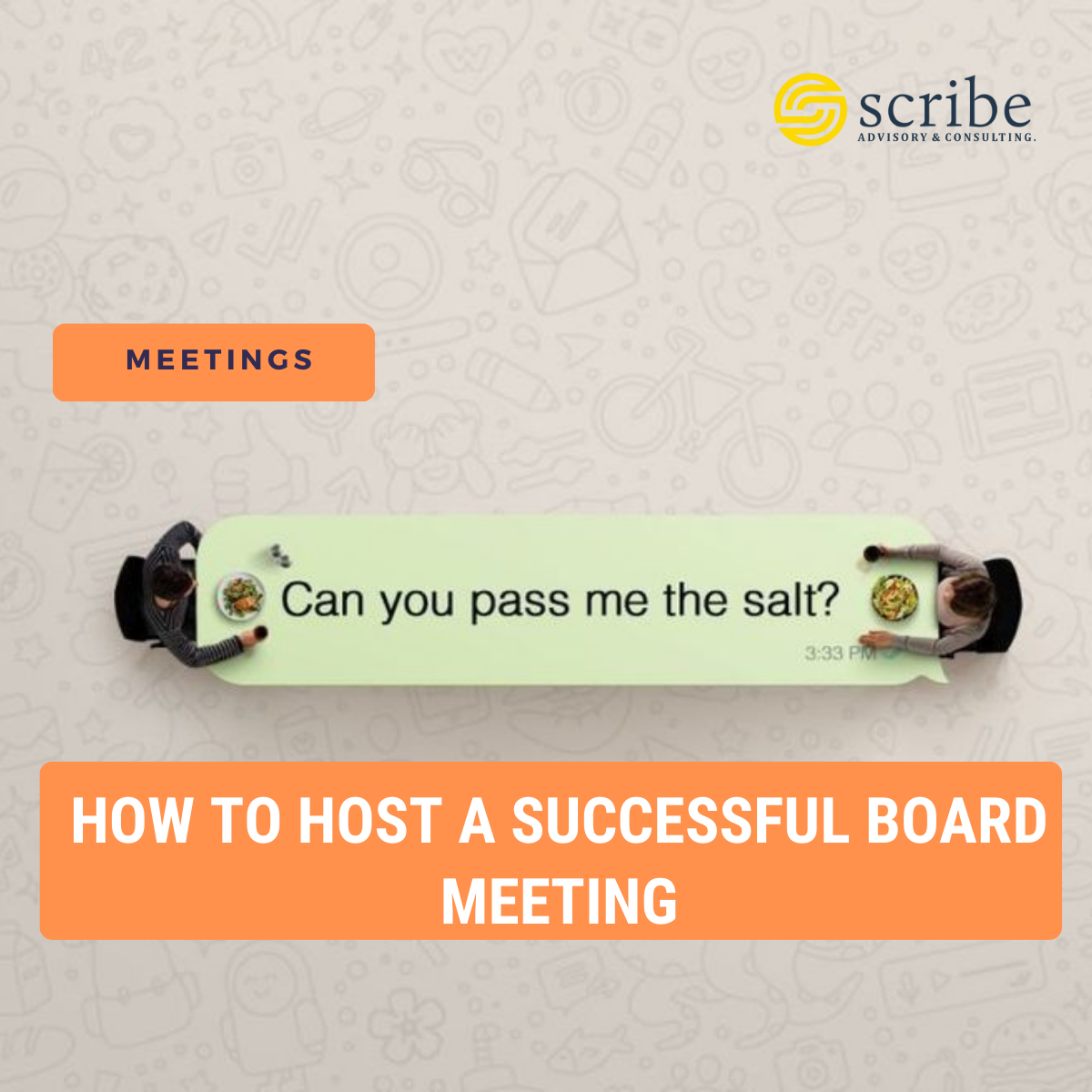 HOW TO HOST A SUCCESSFUL BOARD MEETING