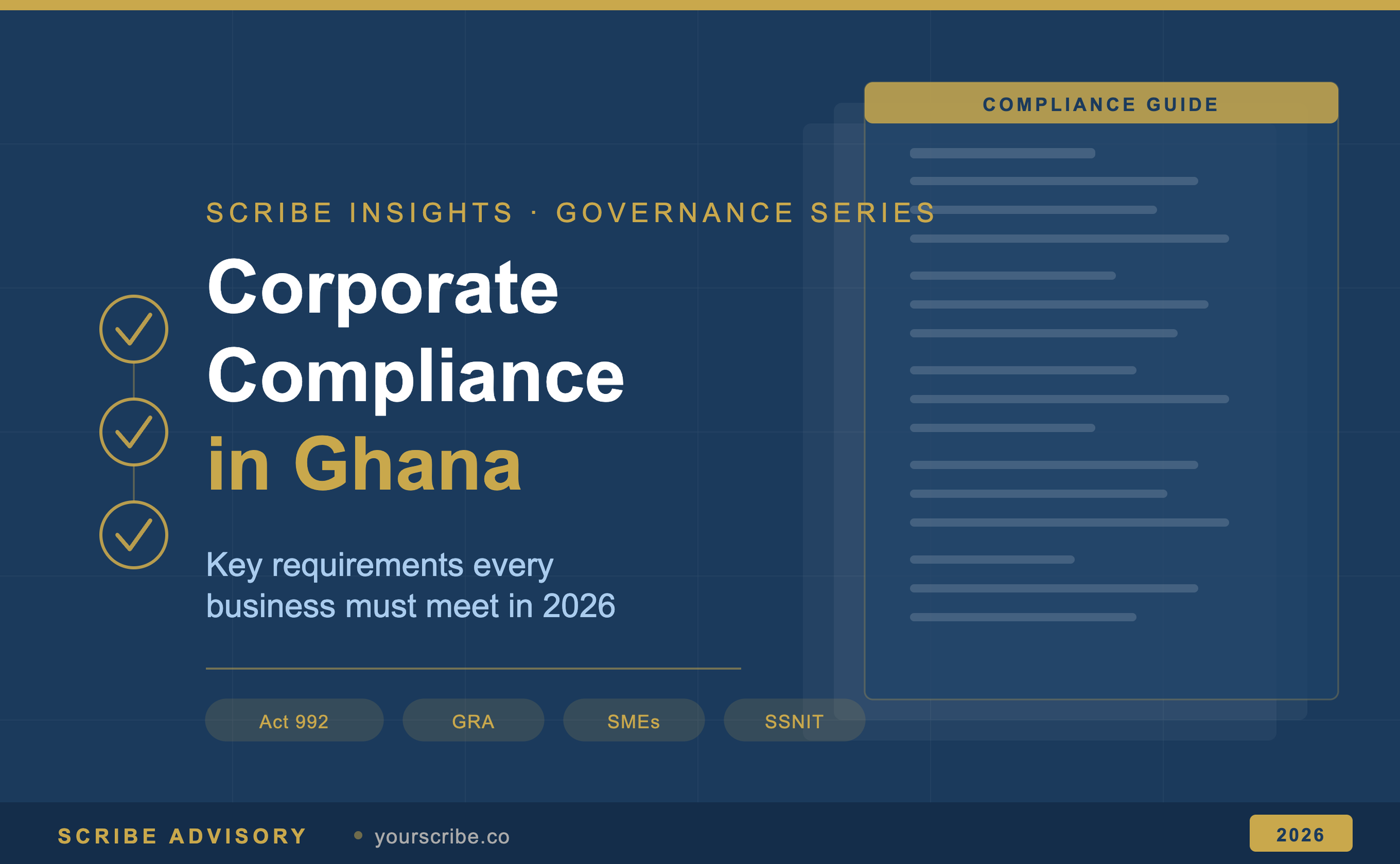 Corporate Compliance in Ghana: Key Requirements for 2026