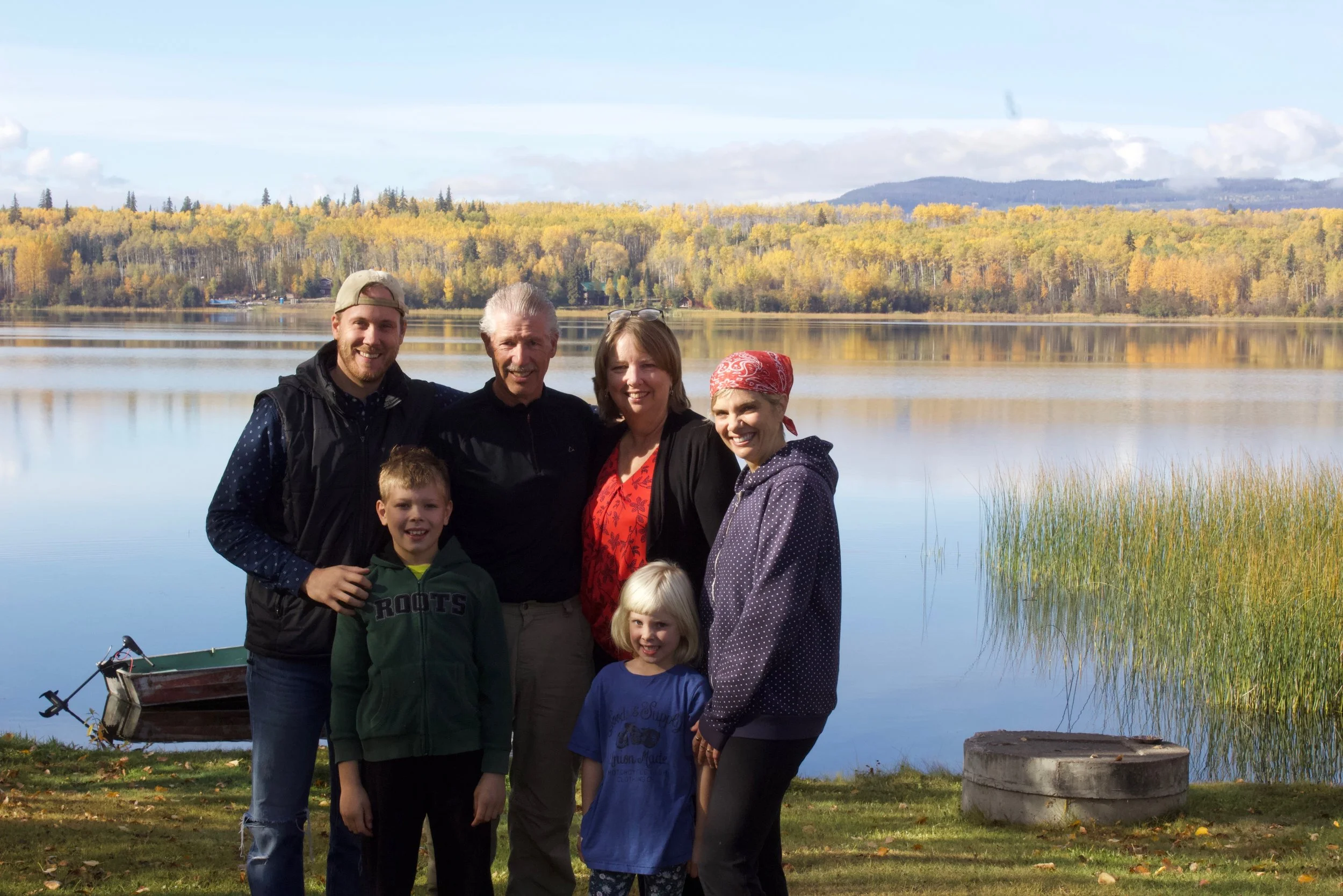 Mr. John and Miss Irene and their gorgeous lakefront property! This was our view from Mabel…