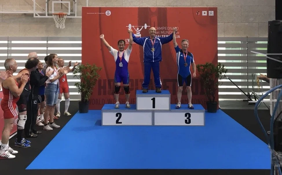 Coach Pat at the 2018 World Masters