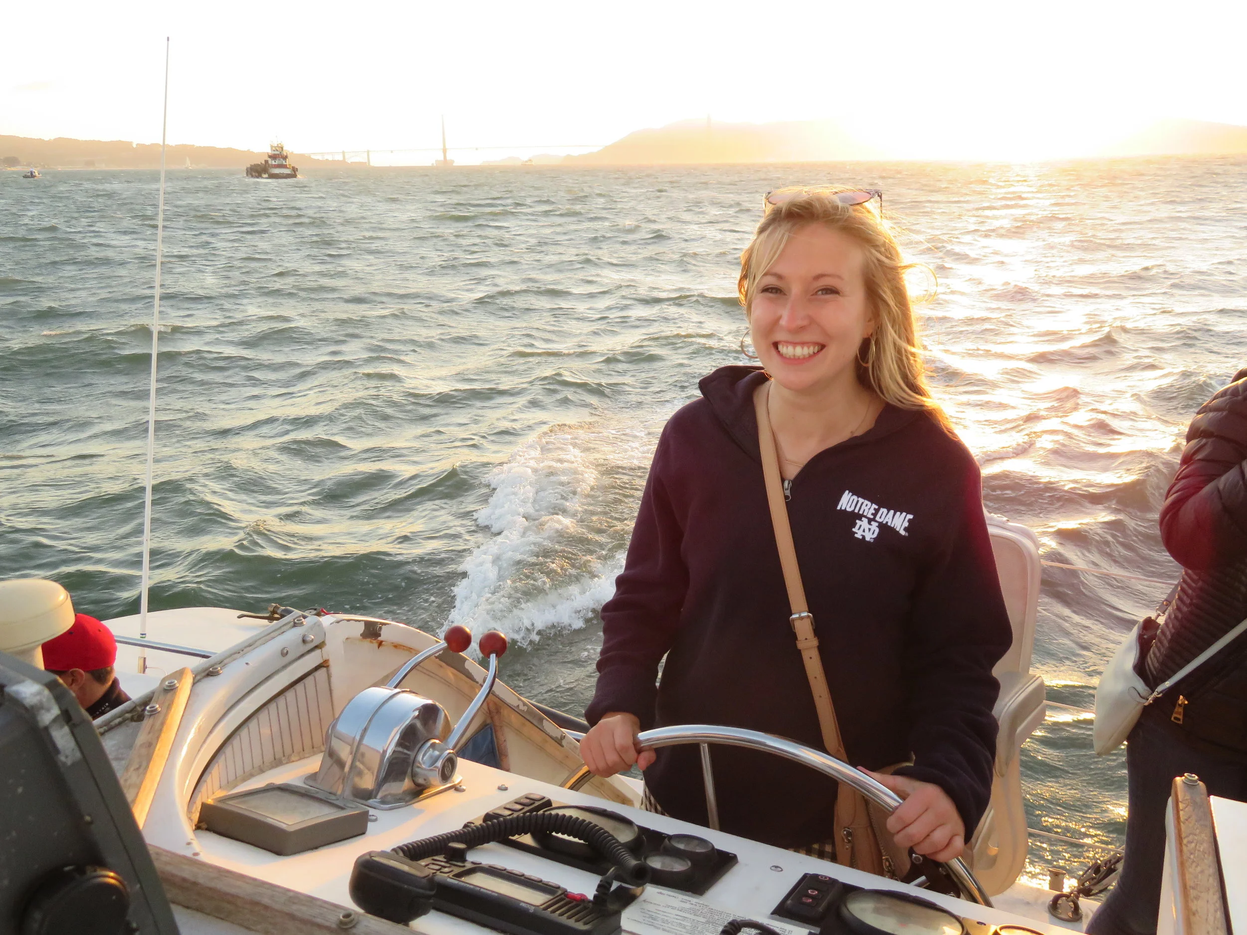 Sailing near Golden Gate