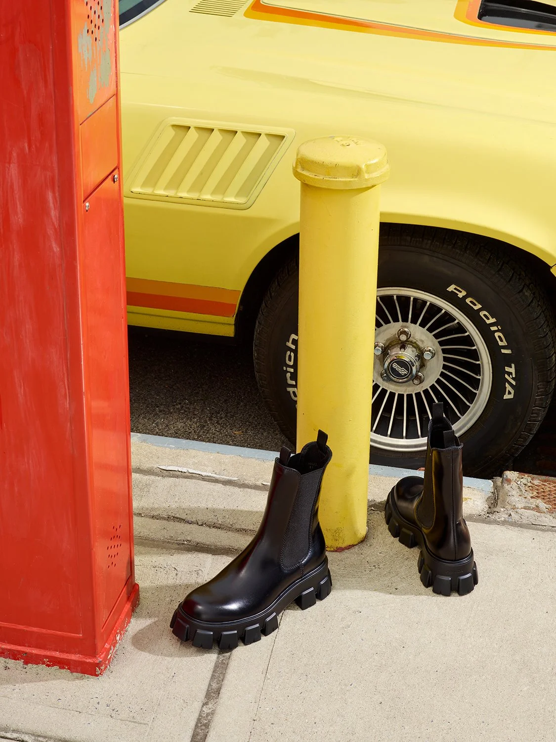 JoyceLee_Saks_Prada_Boot_Yello_Car.jpg
