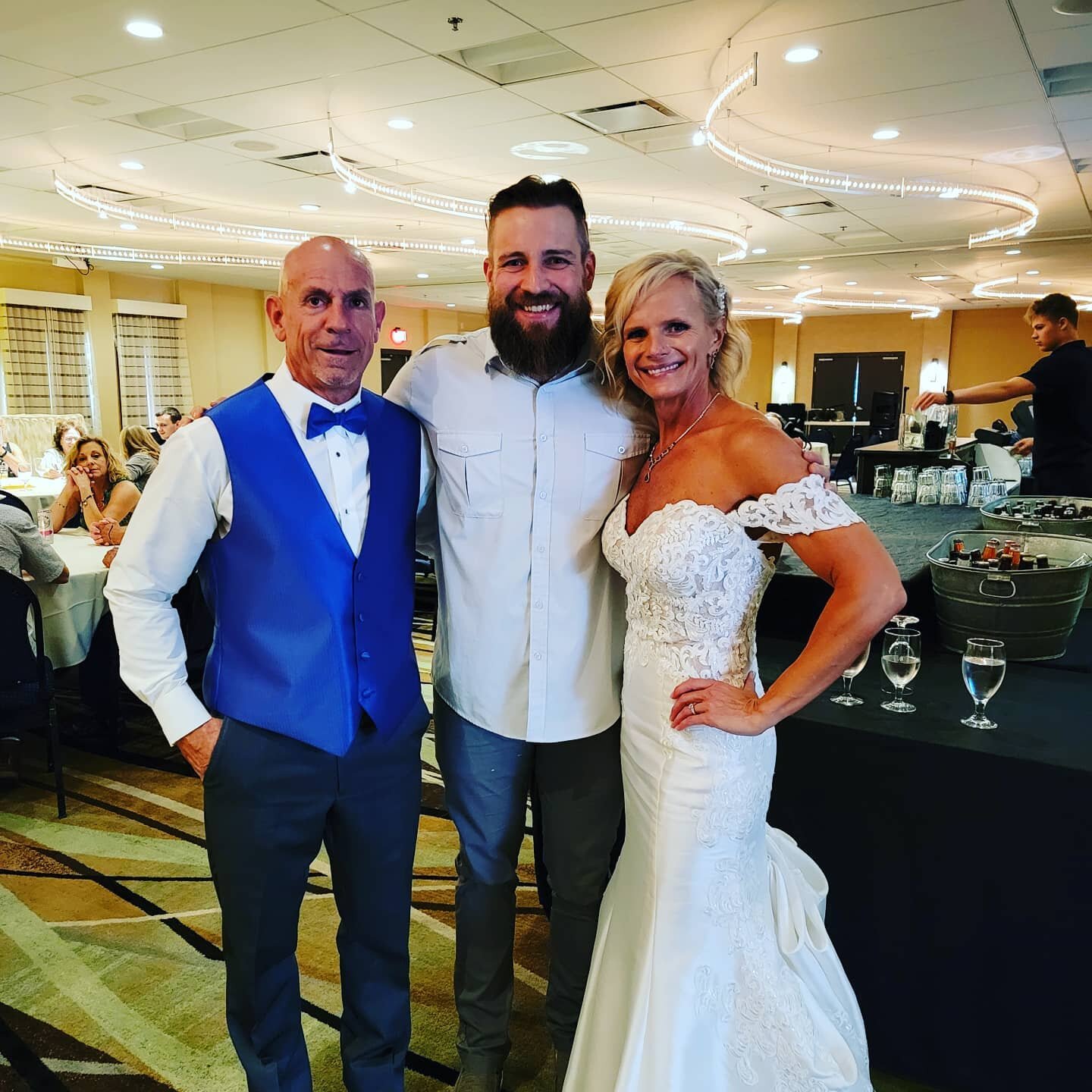 Had a wonderful time celebrating these two! Congrats again on your marriage! My date wasn't to shabby either ;).