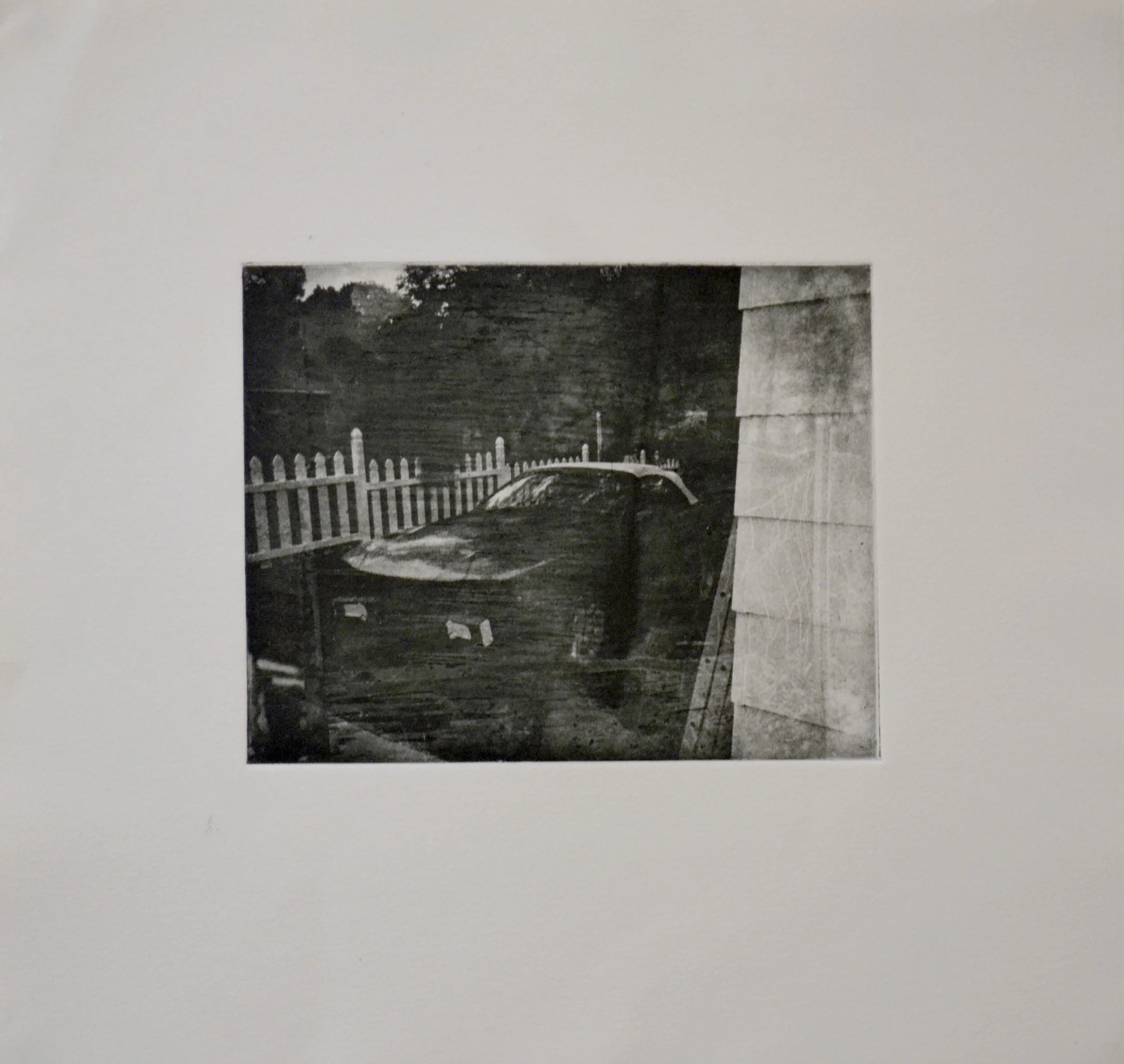 Slow Down Speed Racer (Because of Bradley) 2017 cotton paper, copper photo etching 20 x 24 inches (50.8 x 60.96 cm)