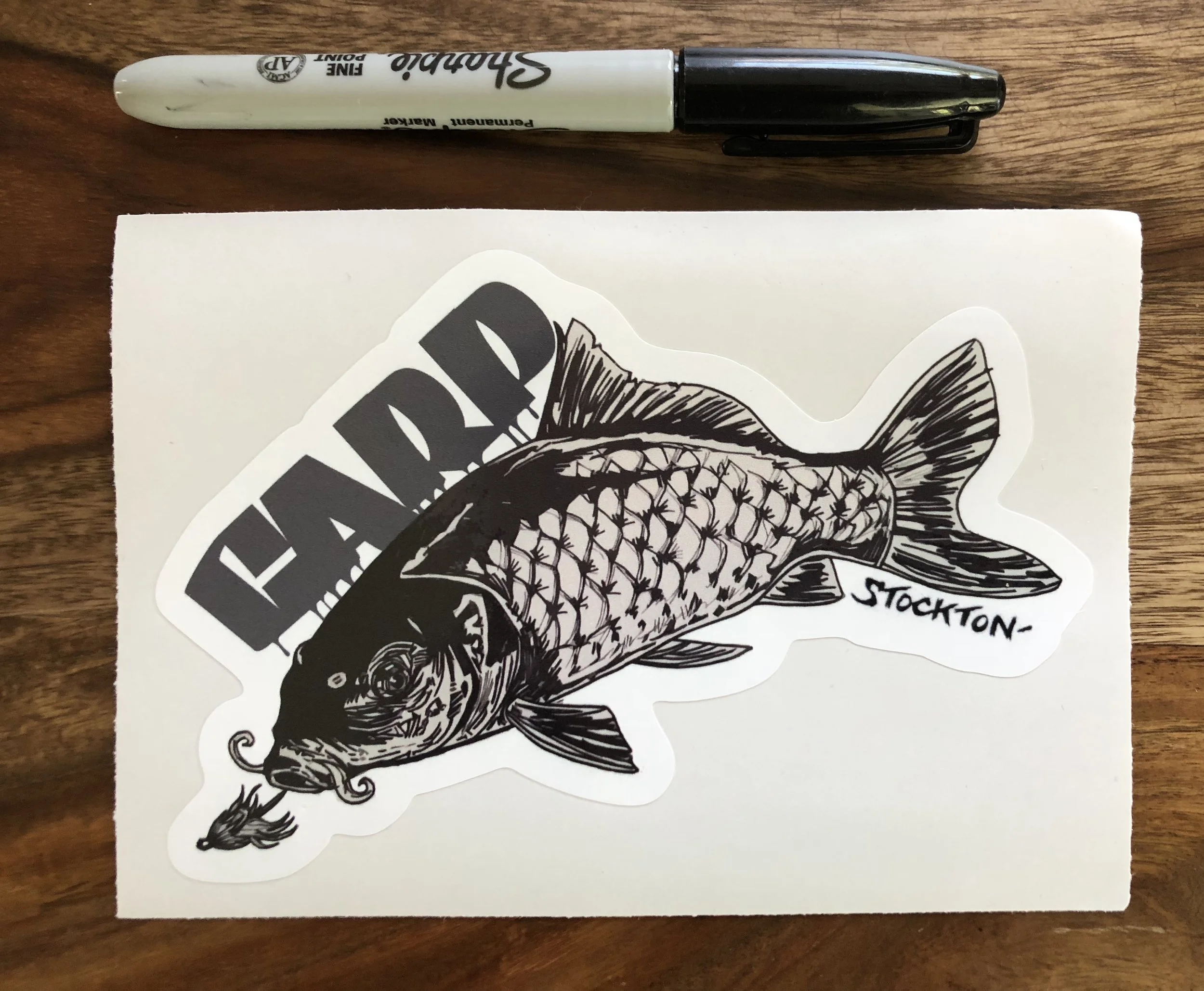 Fish Decal Carp