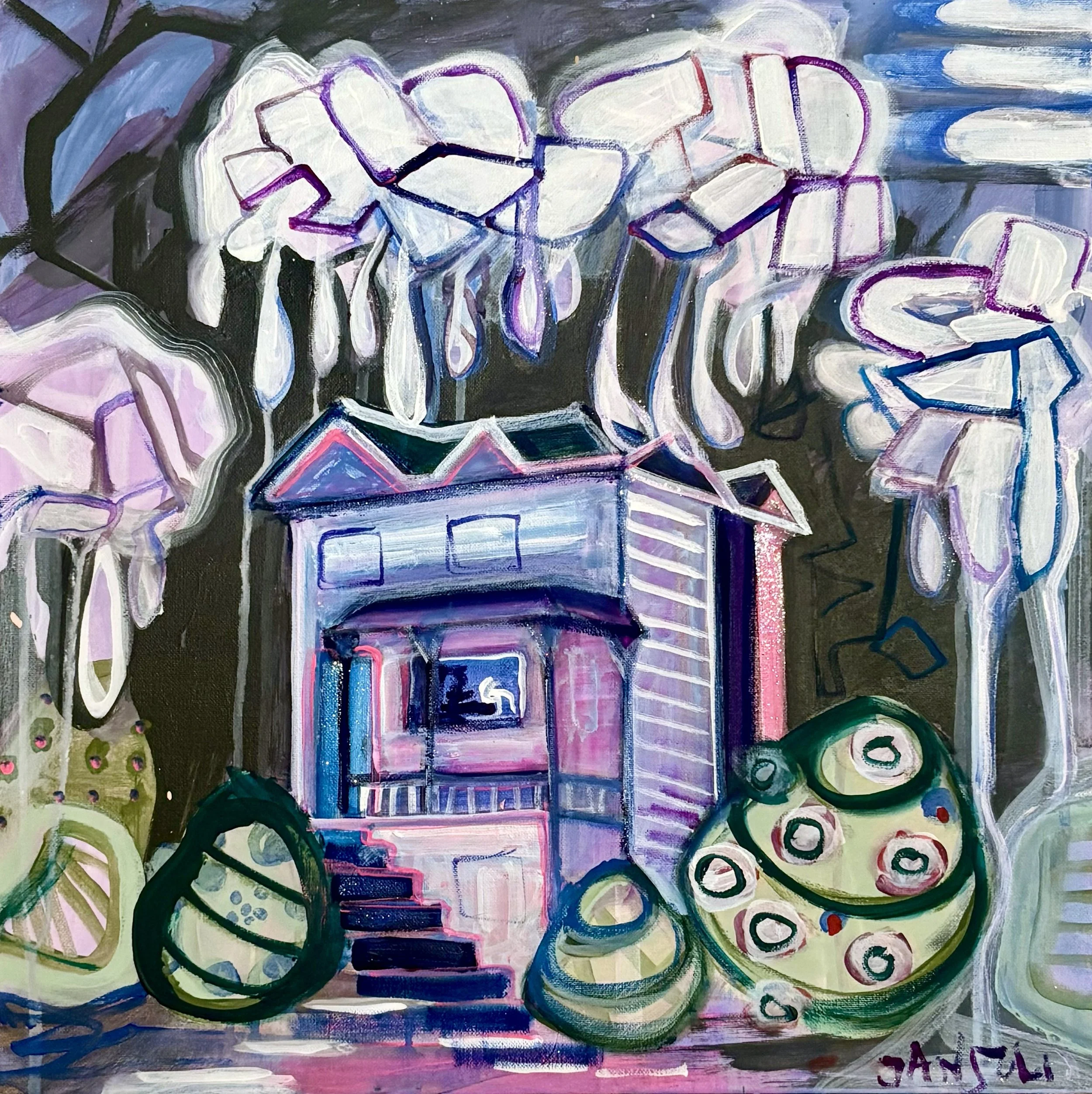 Violet House with Big Raindroppy Clouds.jpg