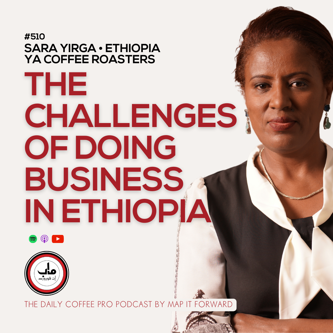 510 Sara Yirga - The Challenges of Doing Business In Ethiopia - The Daily Coffee Pro Podcast by Map It Forward