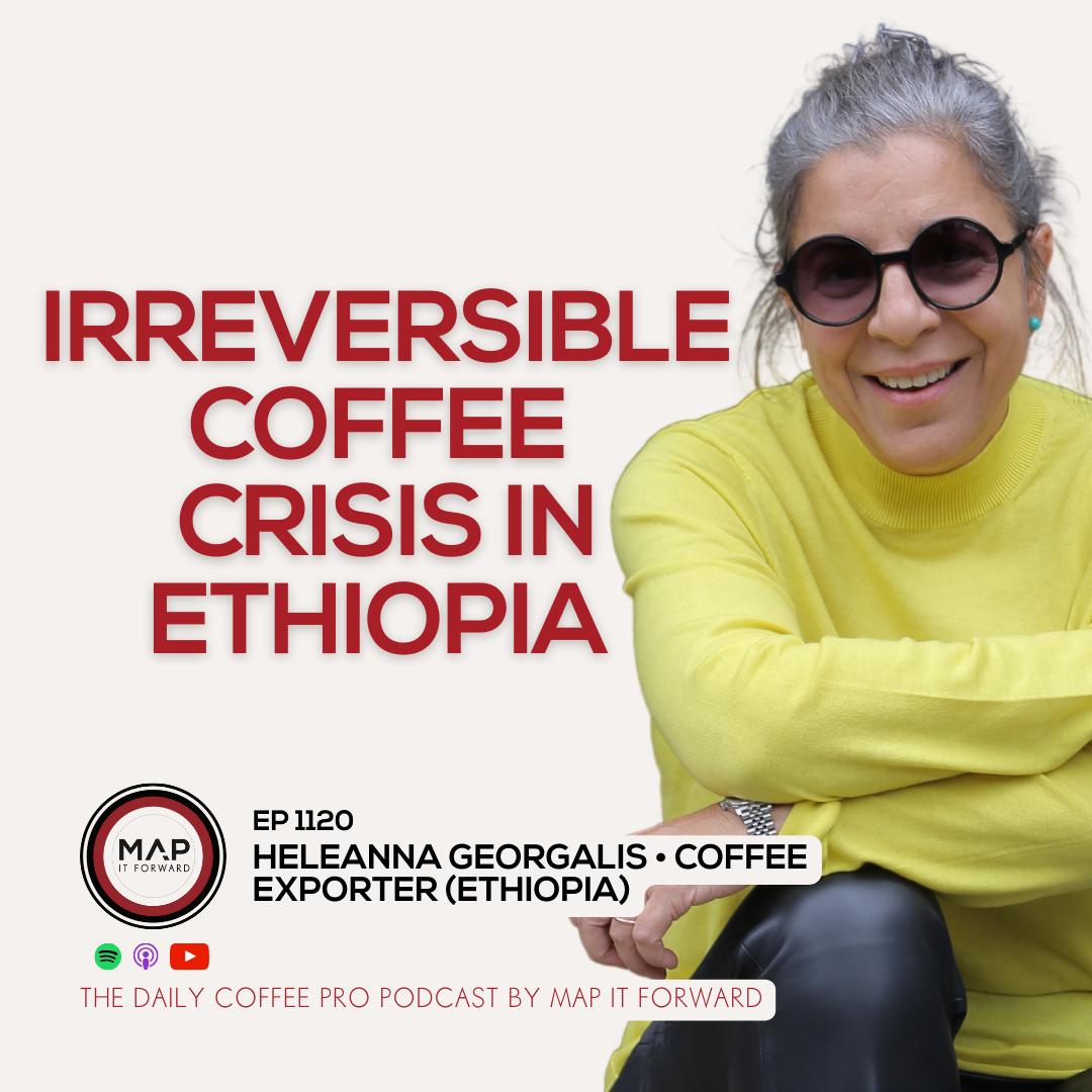 EP 1120 Heleanna Georgalis - Can The Ethiopian Crisis Be Reversed? - The Daily Coffee Pro Podcast by Map It Forward