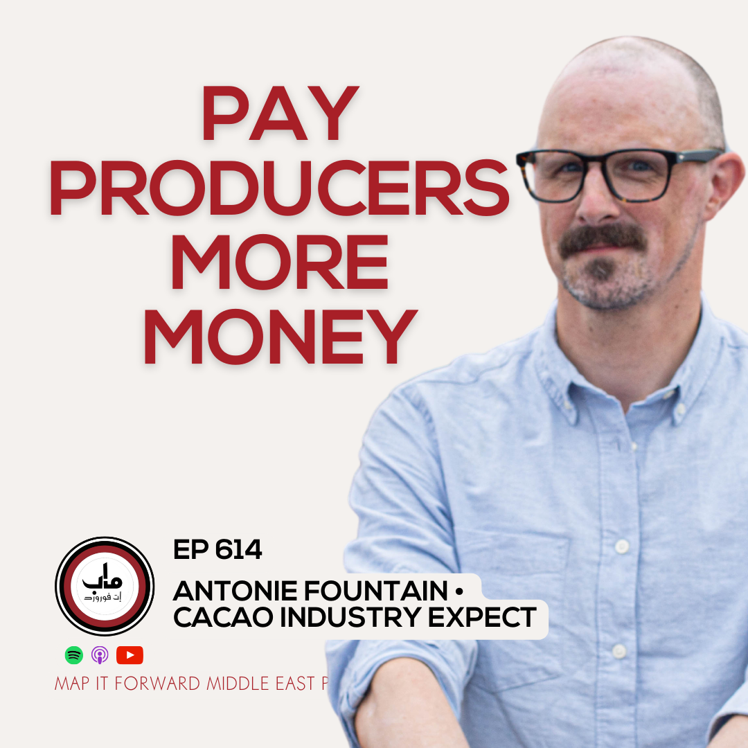 EP 614 Antonie Fountain - What's Driving Cacao Farmer Poverty  - The Daily Coffee Pro Podcast by Map It Forward