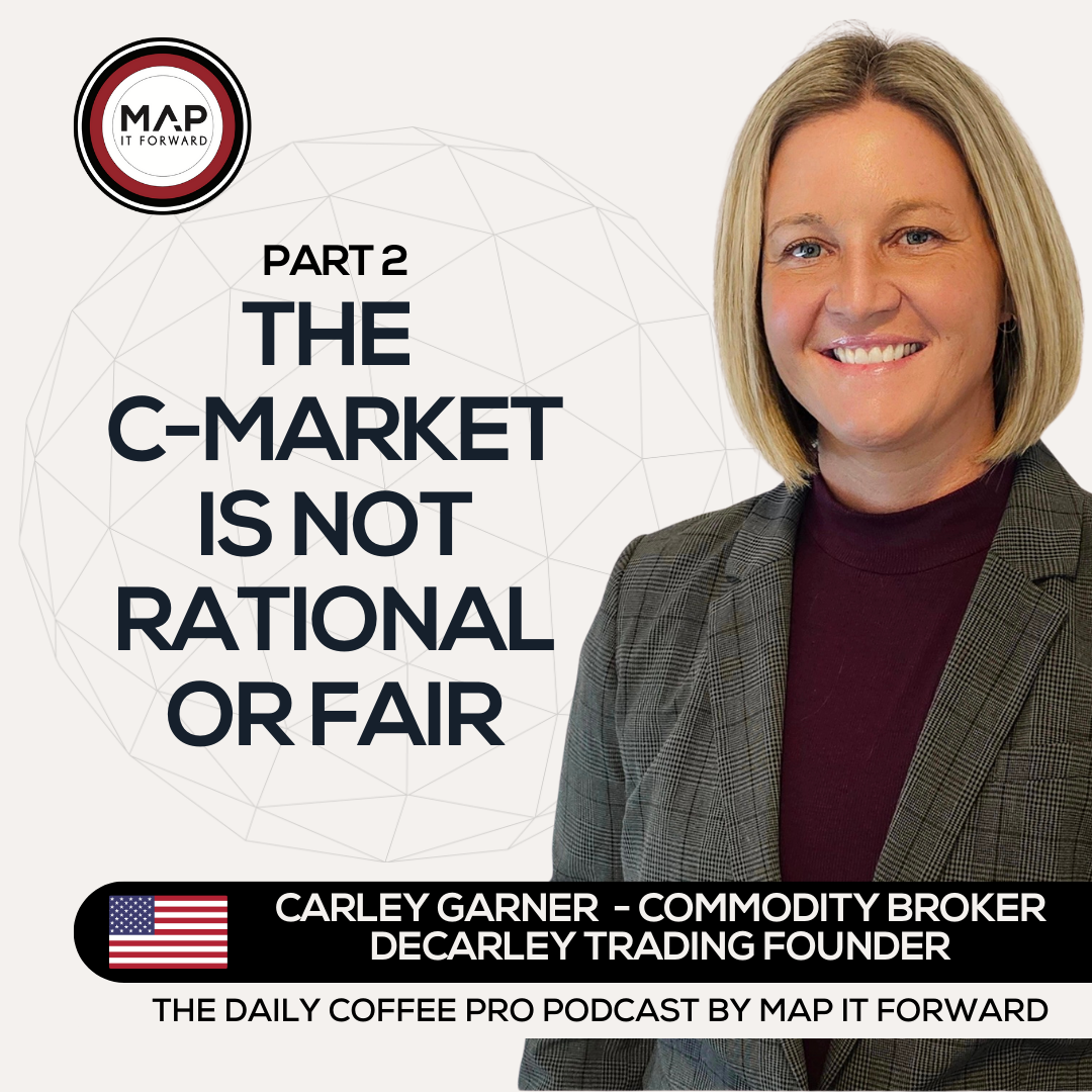 EP 1497 Carley Garner - The Forces That Moved Coffee Futures in 2025 - The Daily Coffee Pro Podcast by Map It Forward with Lee Safar episode artwork