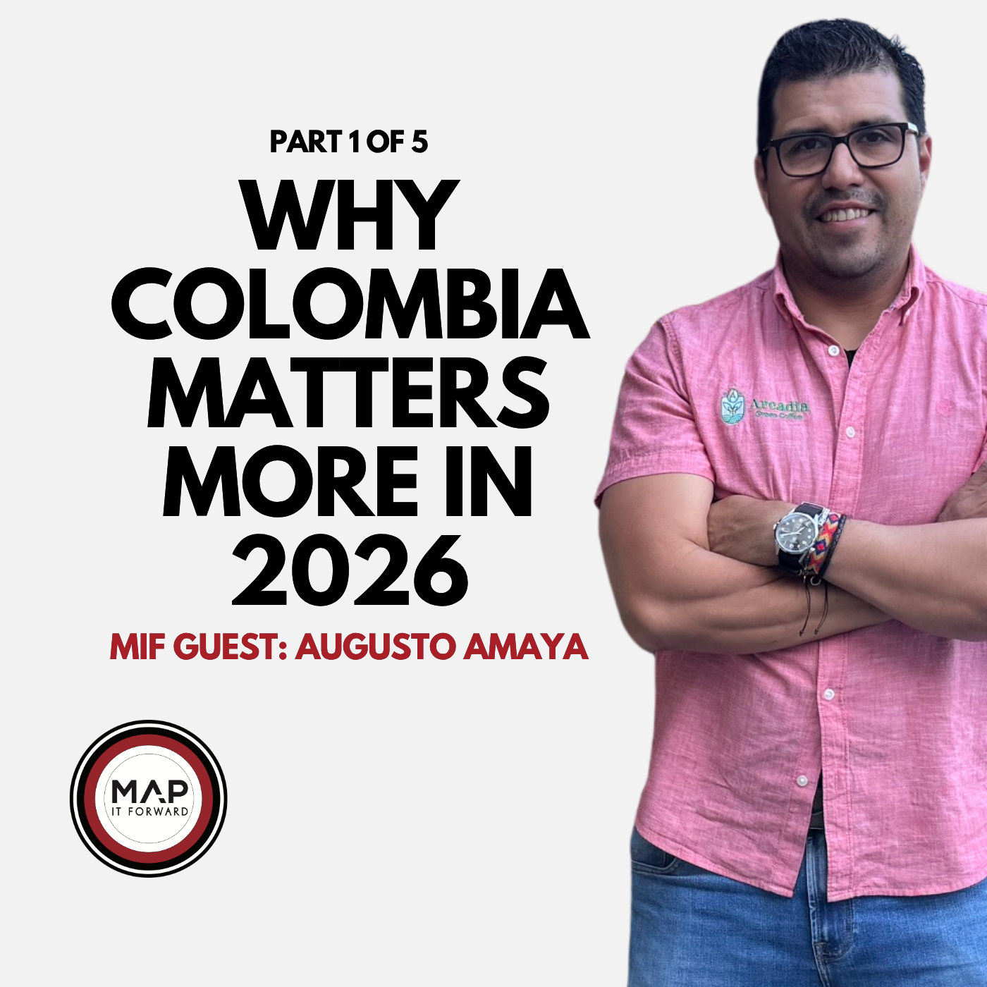 EP 1041 Part 1 of 5 | Why Colombia Matters Right Now (Augusto Amaya) | Map It Forward