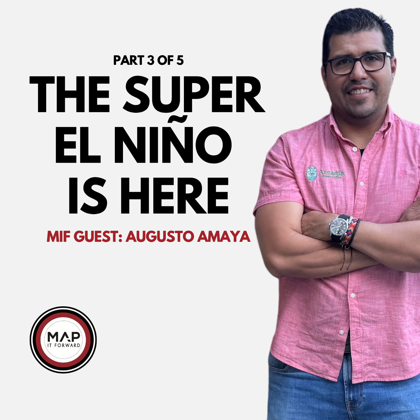 EP 1043 Part 3 of 5 | Super El Niño &amp; Coffee Risk (Augusto Amaya) | Map It Forward