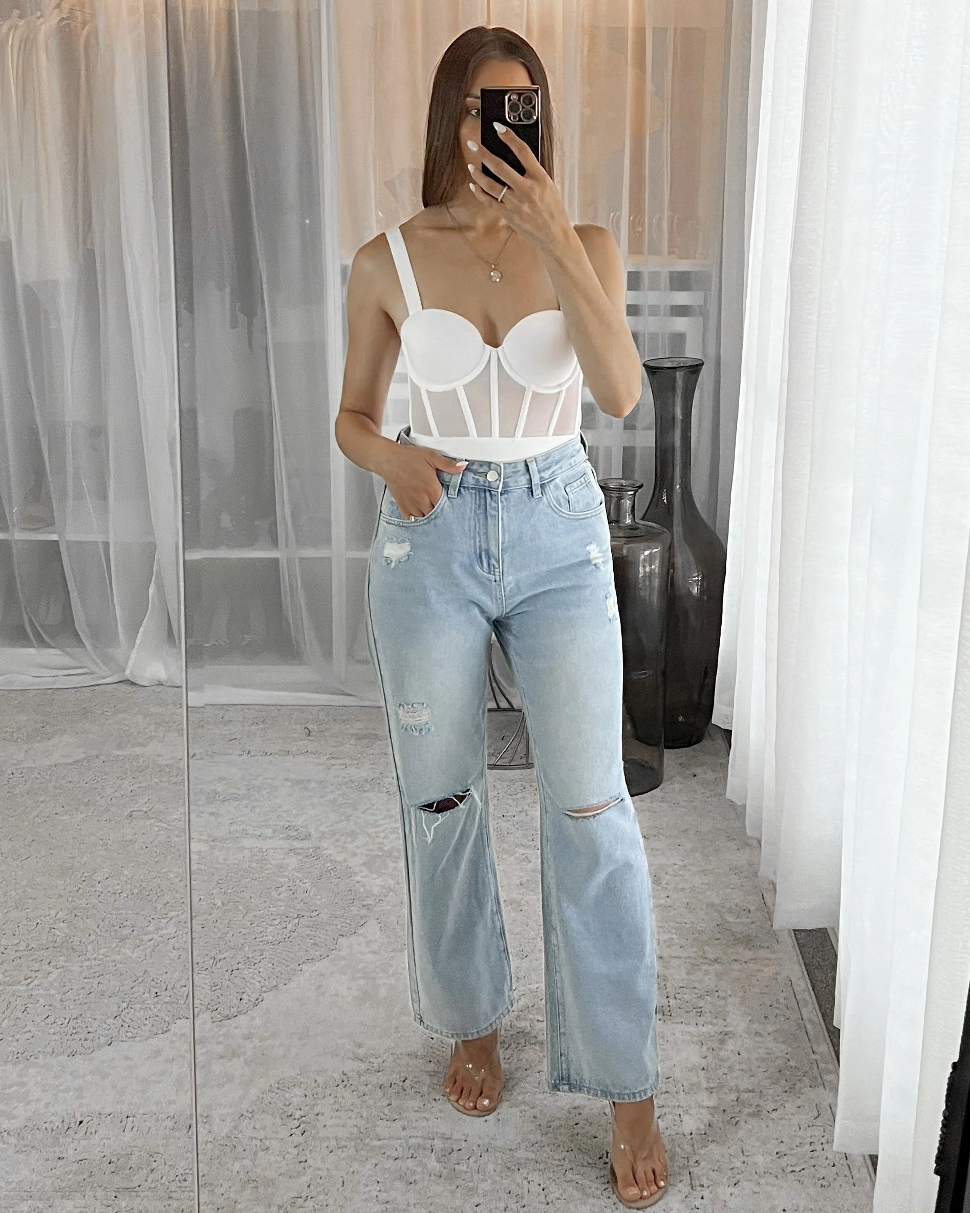 Best Amazon Jeans For Women Honest Review And Try On Haul Straight Leg Jeans Wide Leg Jeans Mom Jeans Boyfriend Jeans Ashlee Jaine