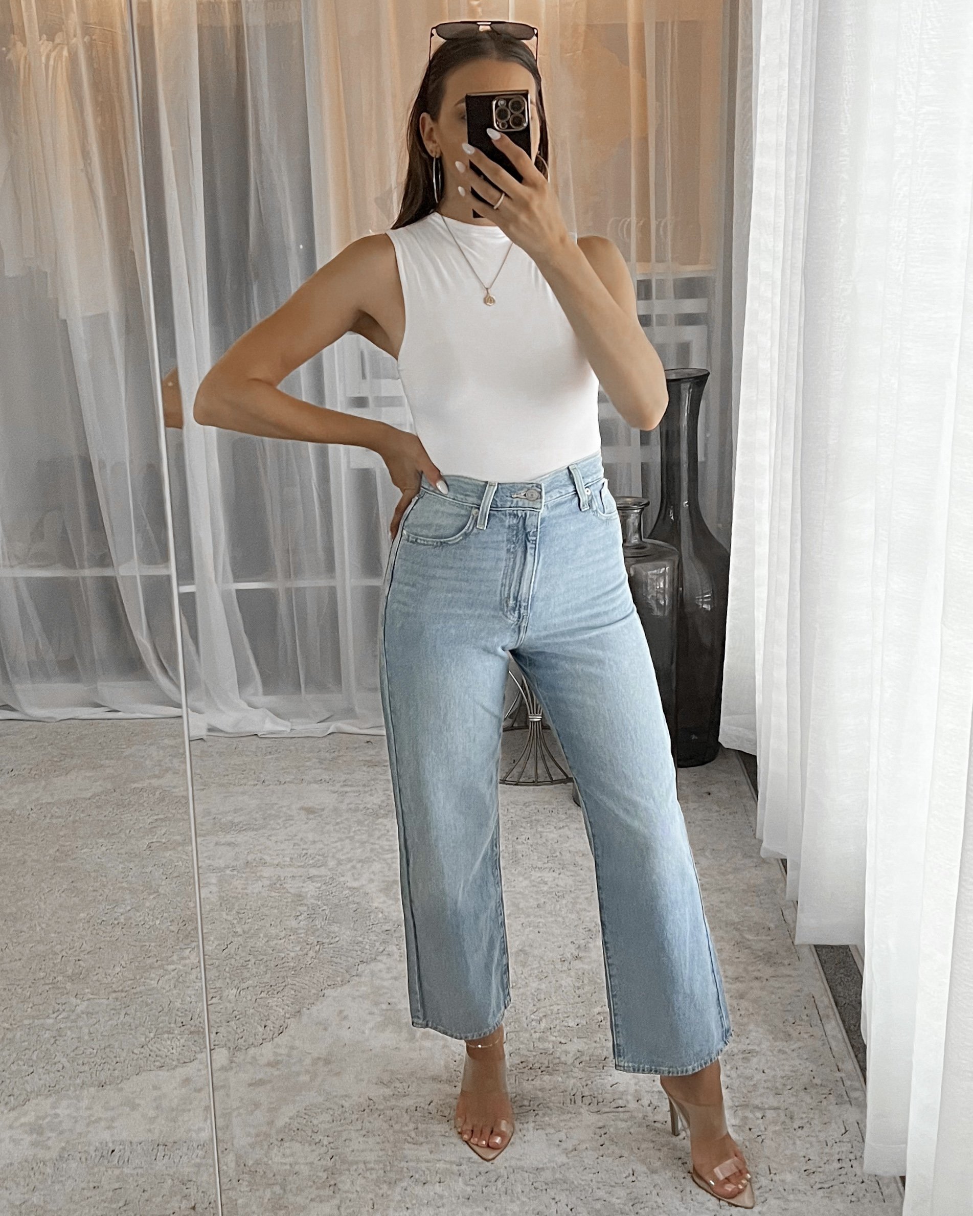 Best Amazon Jeans For Women Honest Review And Try On Haul Straight Leg Jeans Wide Leg Jeans Mom Jeans Boyfriend Jeans Ashlee Jaine