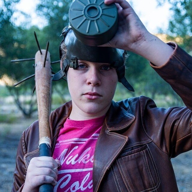 My nephew is a big Fallout fan so it was fun to do a laid back photo shoot at Winton Park this week. &quot;Hey, chin up. I know the night just got darker, but it won't last forever&quot; ~Nick Valentine, Fallout

#Teamroproductions 
#centralvalleypho