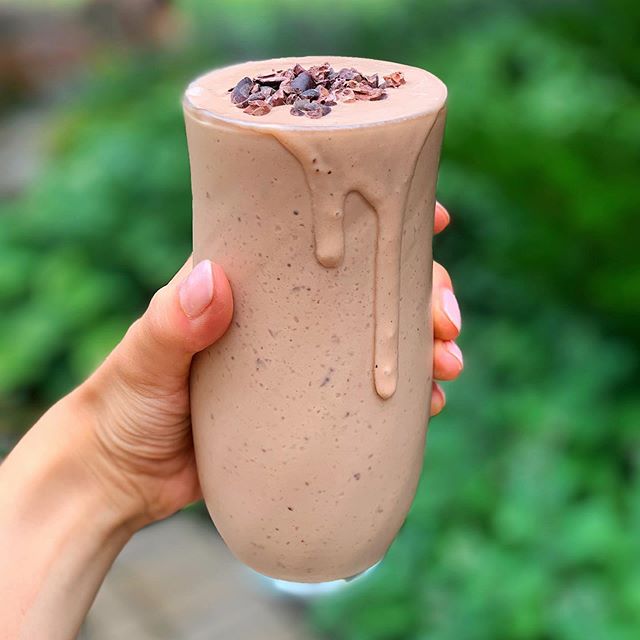Came through drippin, drip, drip. How about a chocolate PB banana smoothie on this hot as hell day? Is there a better combination out there? No. The answer is no. 🥜🍫🍌
&bull;&bull;&bull;&bull;&bull;&bull;&bull;&bull;&bull;&bull;&bull;&bull;&bull;&b