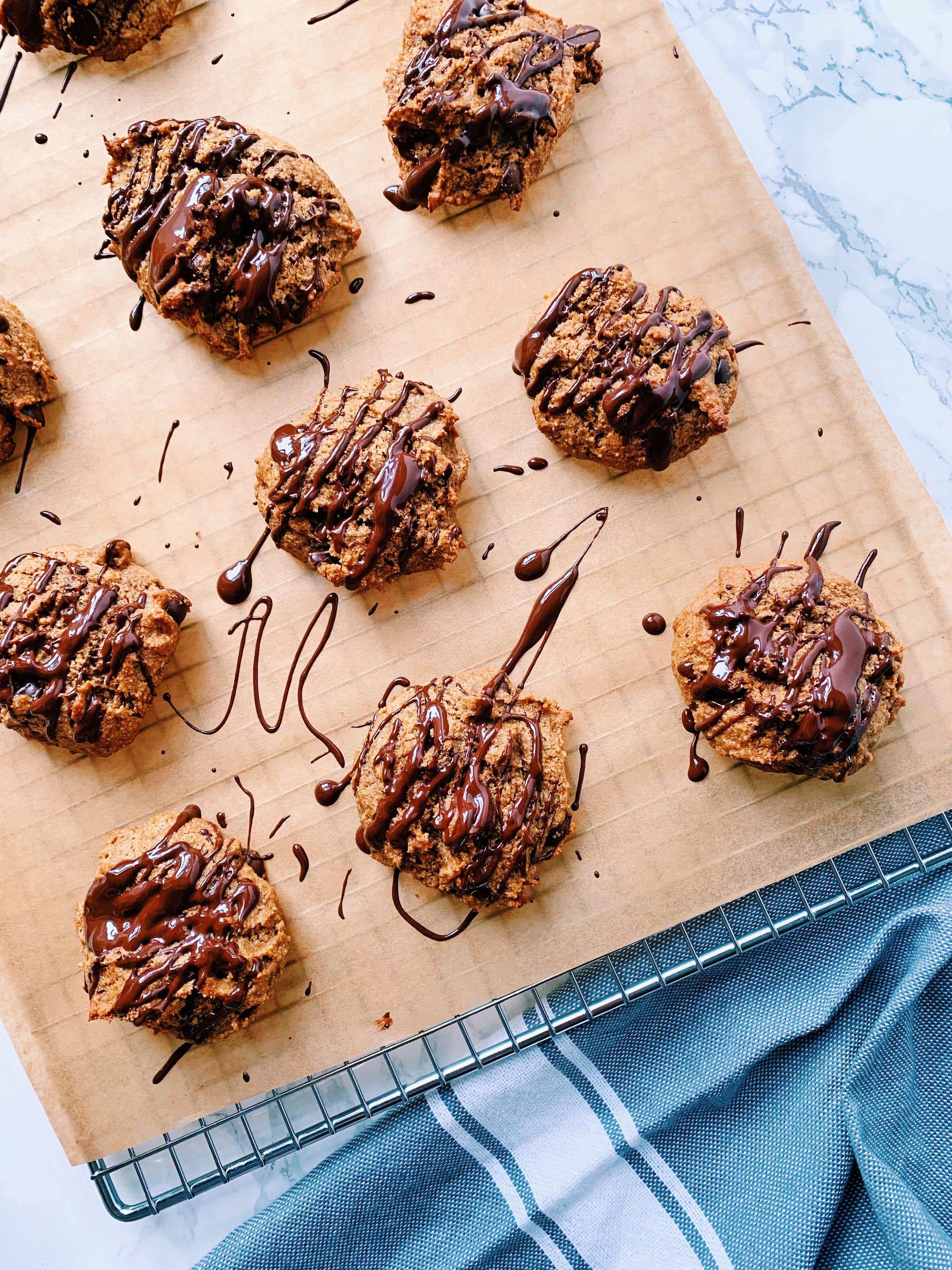 Grain-Free Sweet Potato Chocolate Chip Cookies