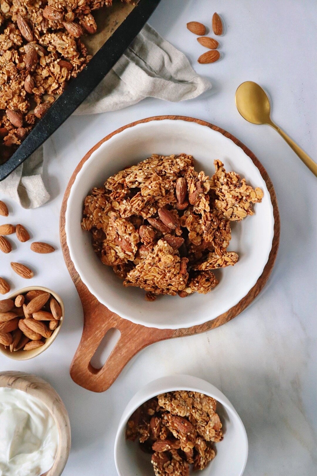 Maple Almond Butter Granola