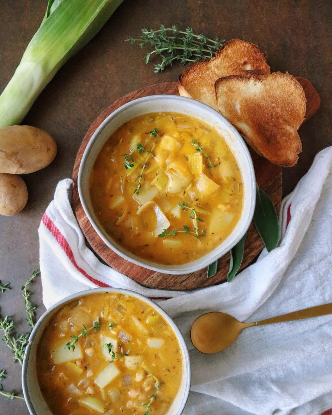 Healthy Potato and Leek Soup