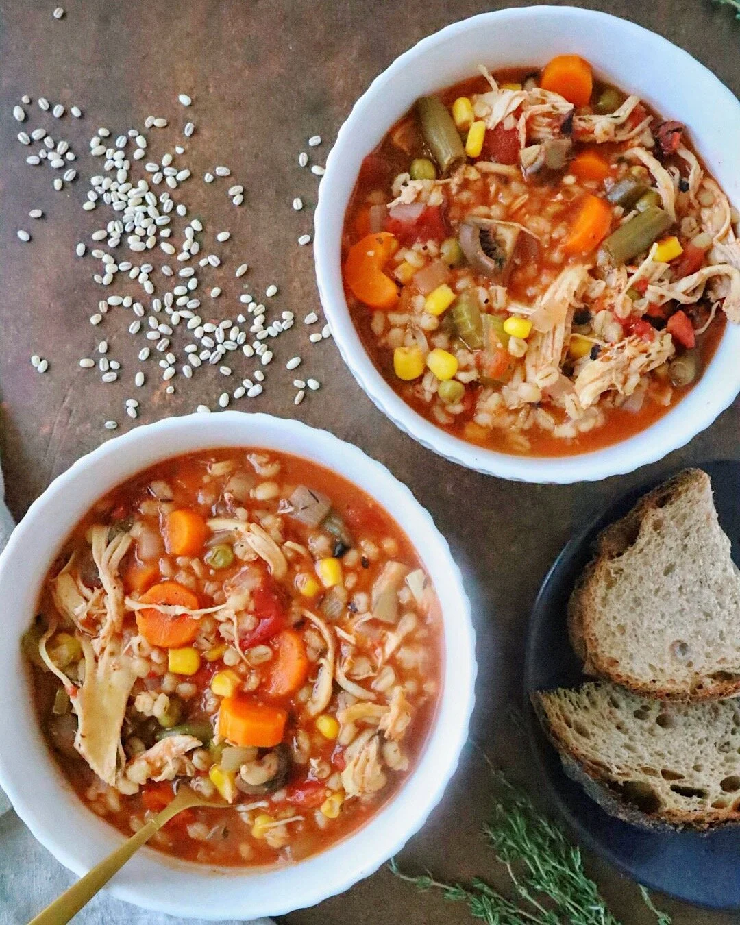 Healthy Chicken and Barley Soup