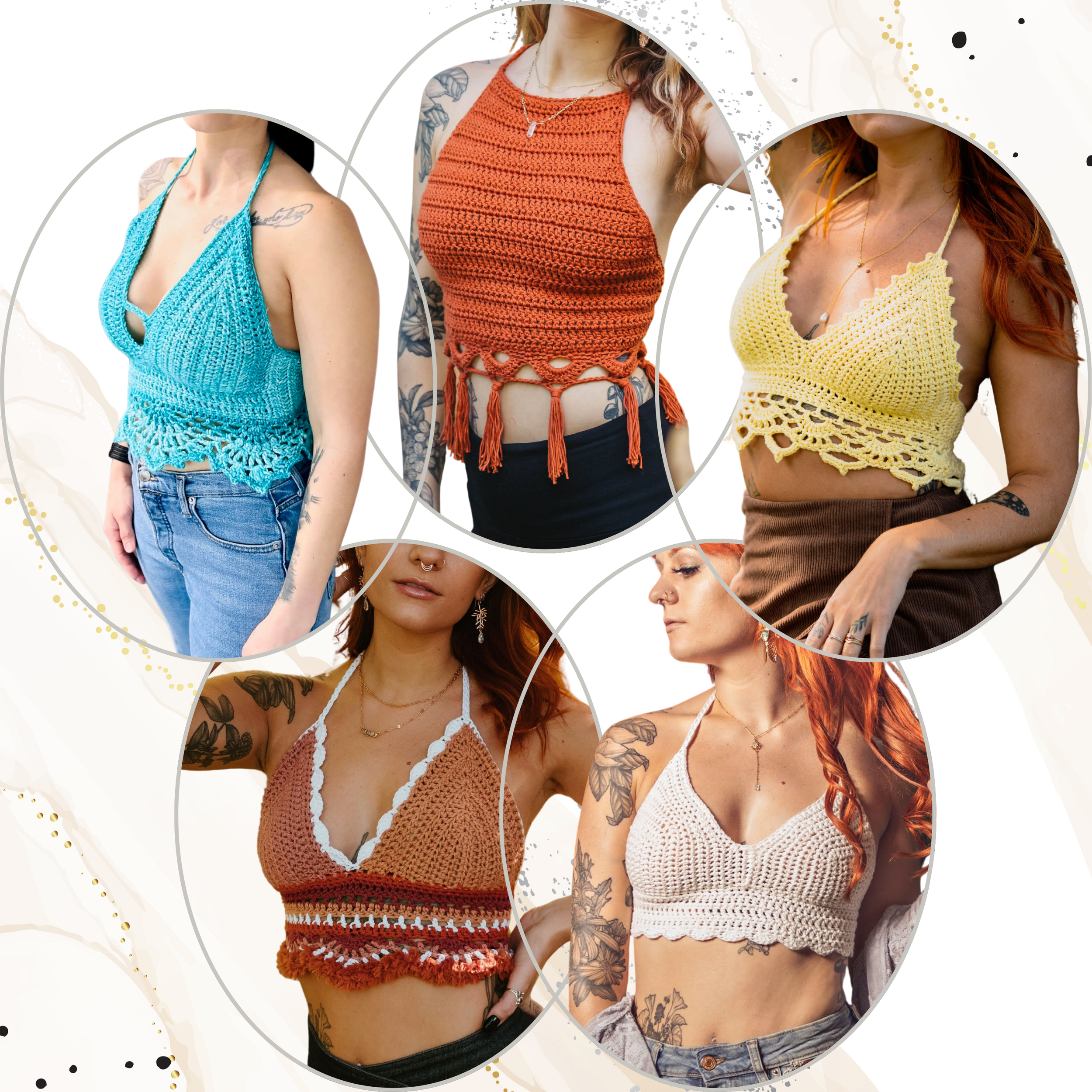 PATTERN BUNDLE: Easy, Beginner-Friendly Tops