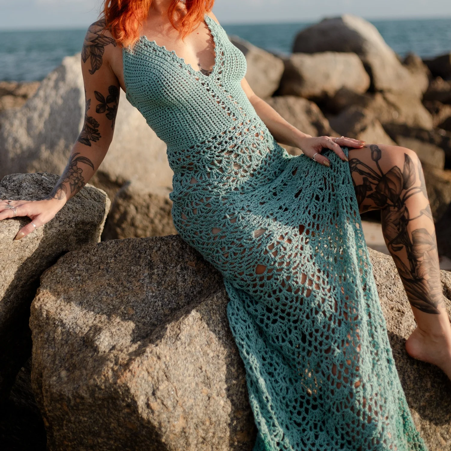 crochet thread dress pattern The Luna Two-Piece Dress DIY Crochet Pattern Namaste & Crochet Makers