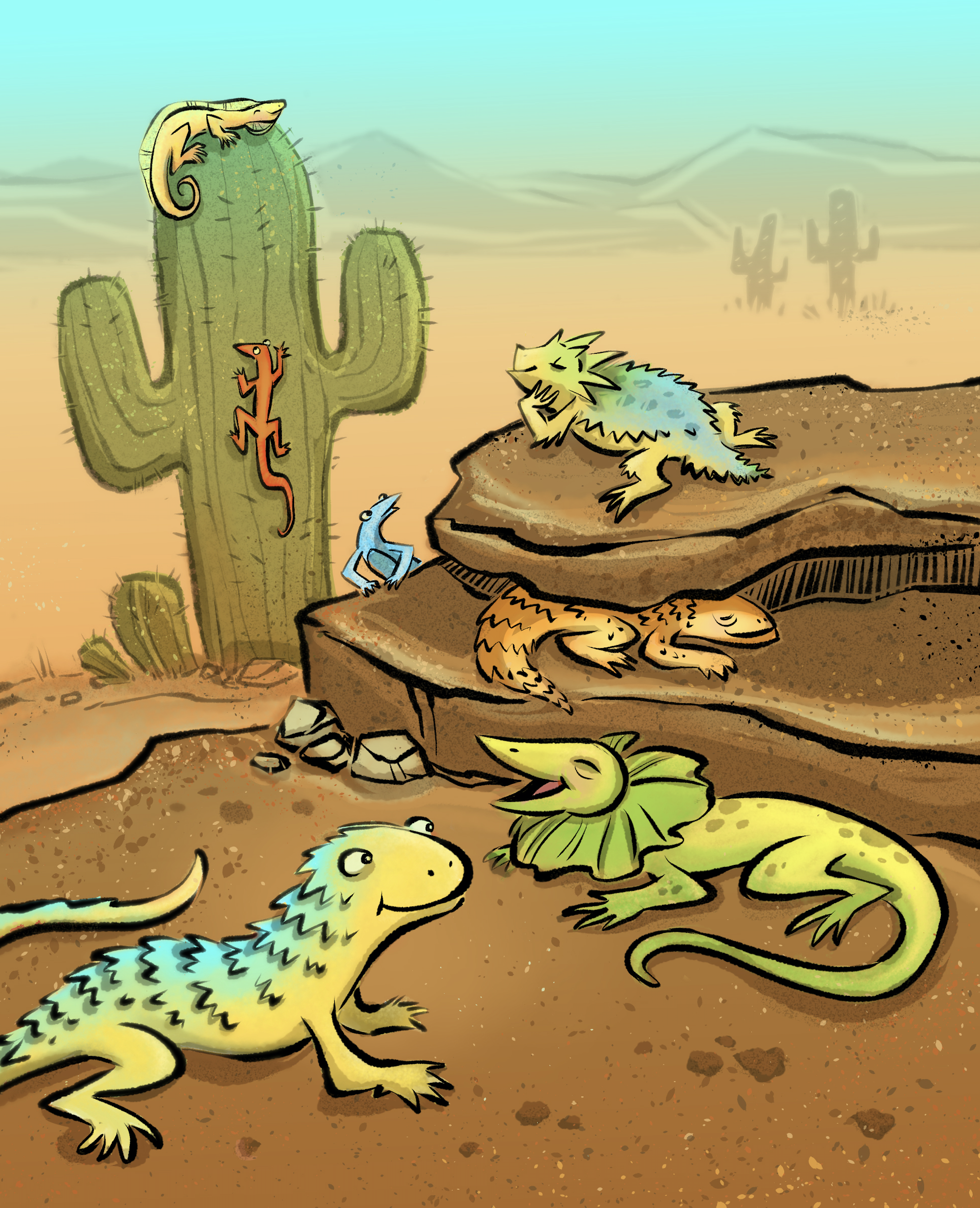 Desert Lizards