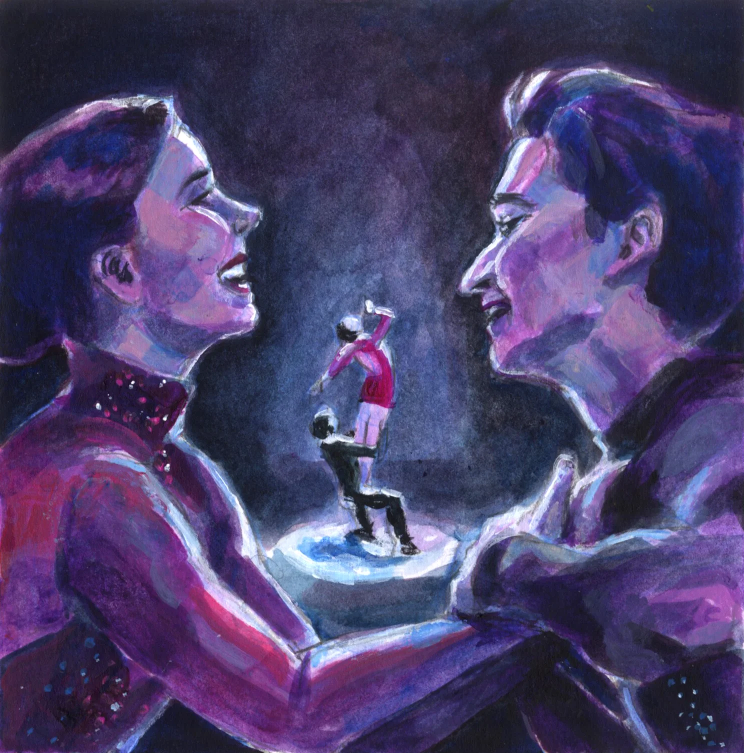 Ice dancers Tessa Virtue and Scott Moir 2018