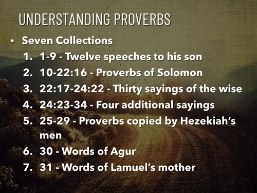 The Pursuit Of Wisdom Proverbs Saraland Christians The Pursuit Of Wisdom Proverbs Saraland Christians