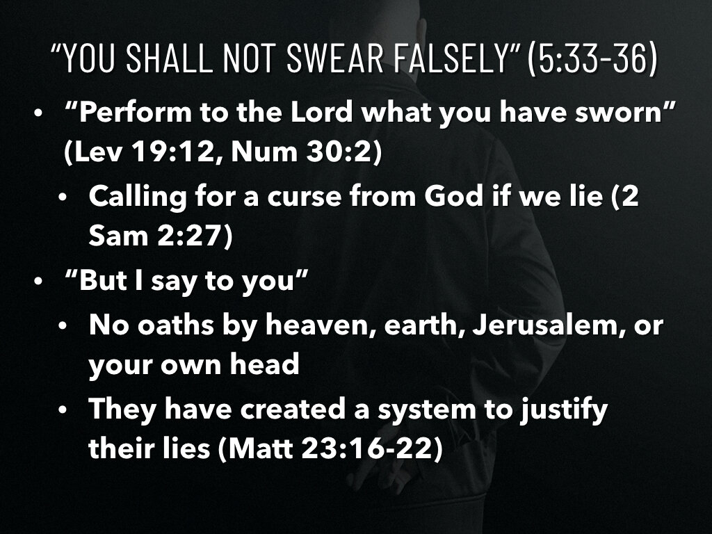 The Simple Truth Matthew 5 33 37 Saraland Christians the-simple-truth-matthew-5-33-37-saraland-christians