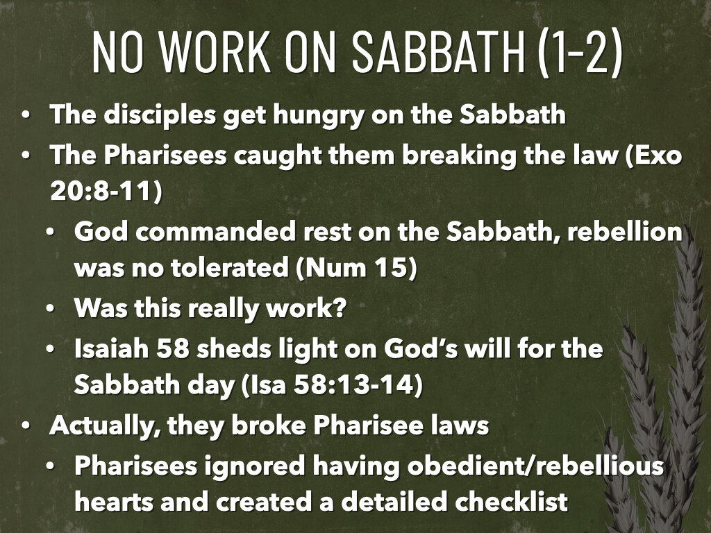 The Lord of Rest (Matthew 12121) — Saraland Christians