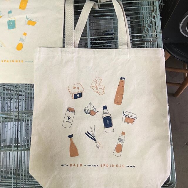 Super kool totes printed today by @sherryspalette