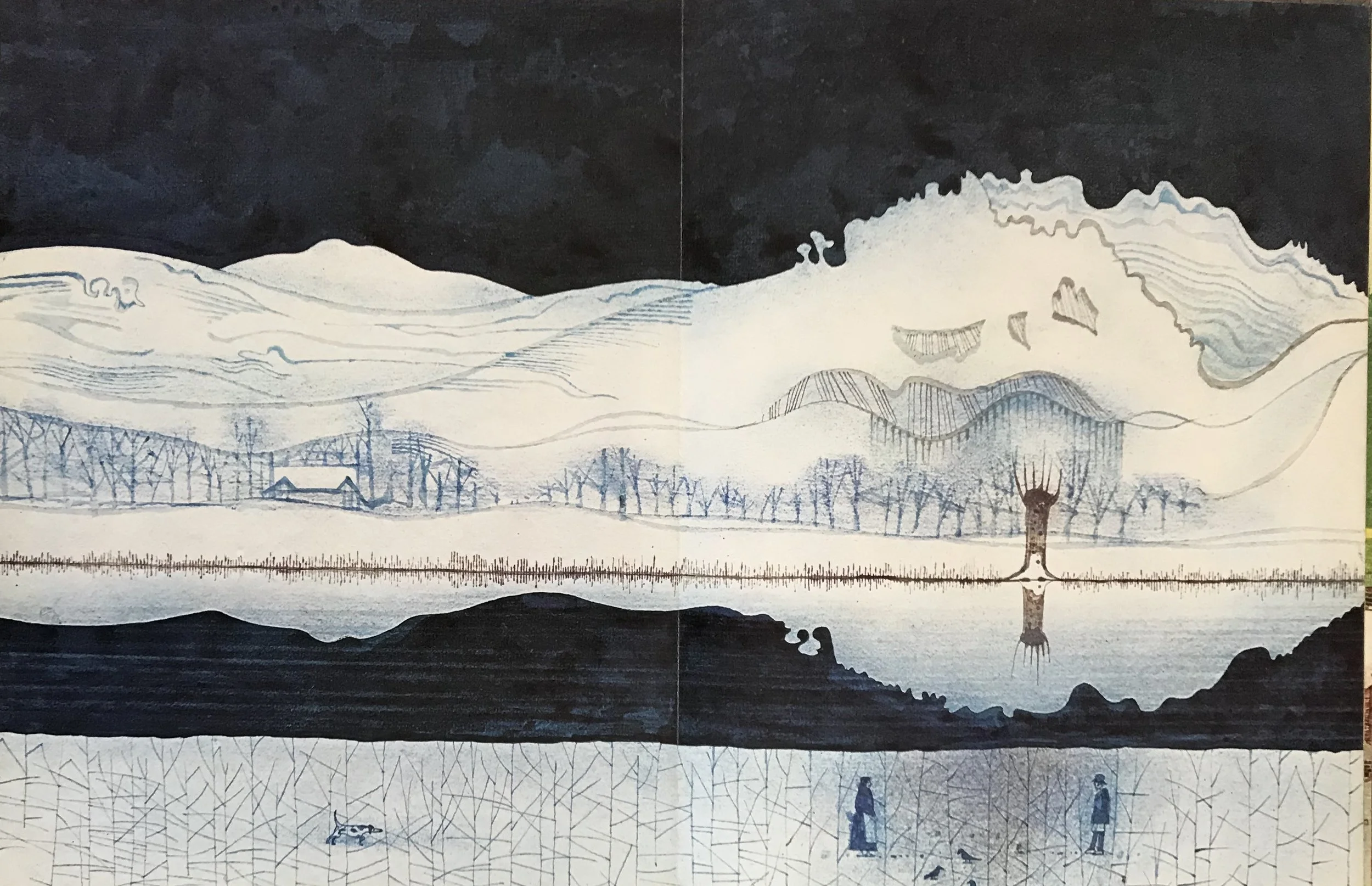 River by Charles Keeping (Oxford University Press 1978)