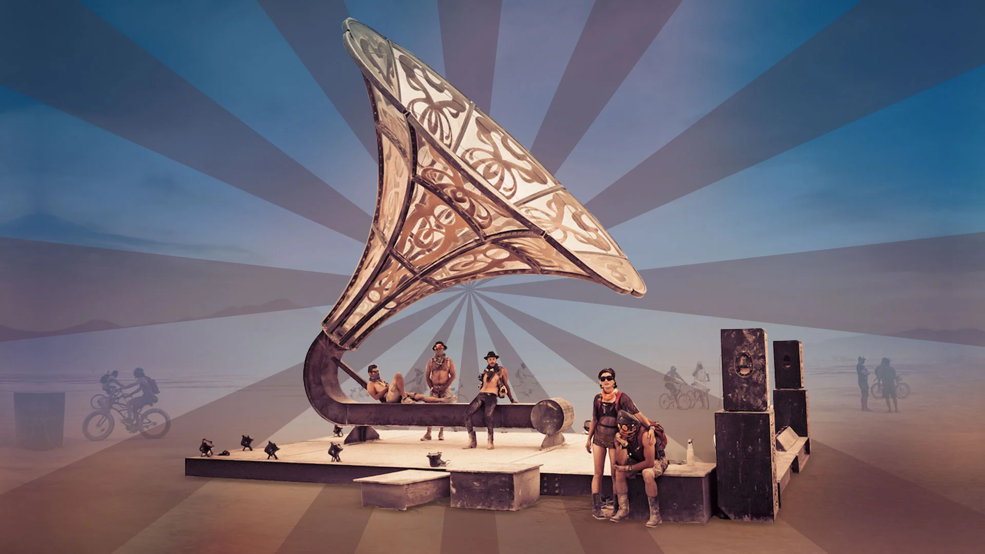 La Victrola , the world’s biggest gramophone by Tim Bremner, Marcel Cacdac and Nick Fynn | Photo by Jorgensen Photography