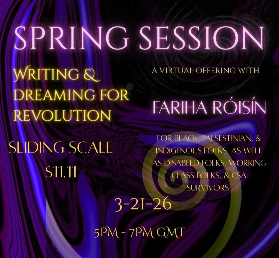Writing & Dreaming For Revolution (Sliding Scale)