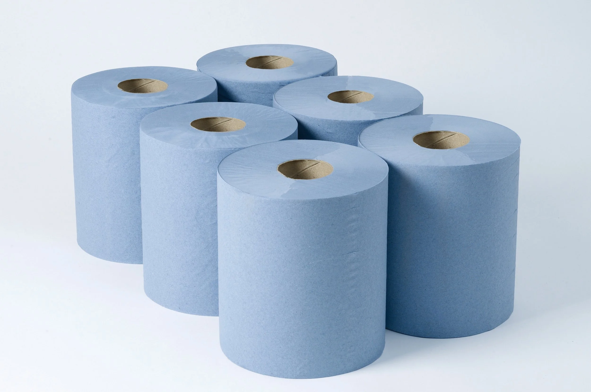 Centrefeed Wiper Rolls 2 ply Blue  