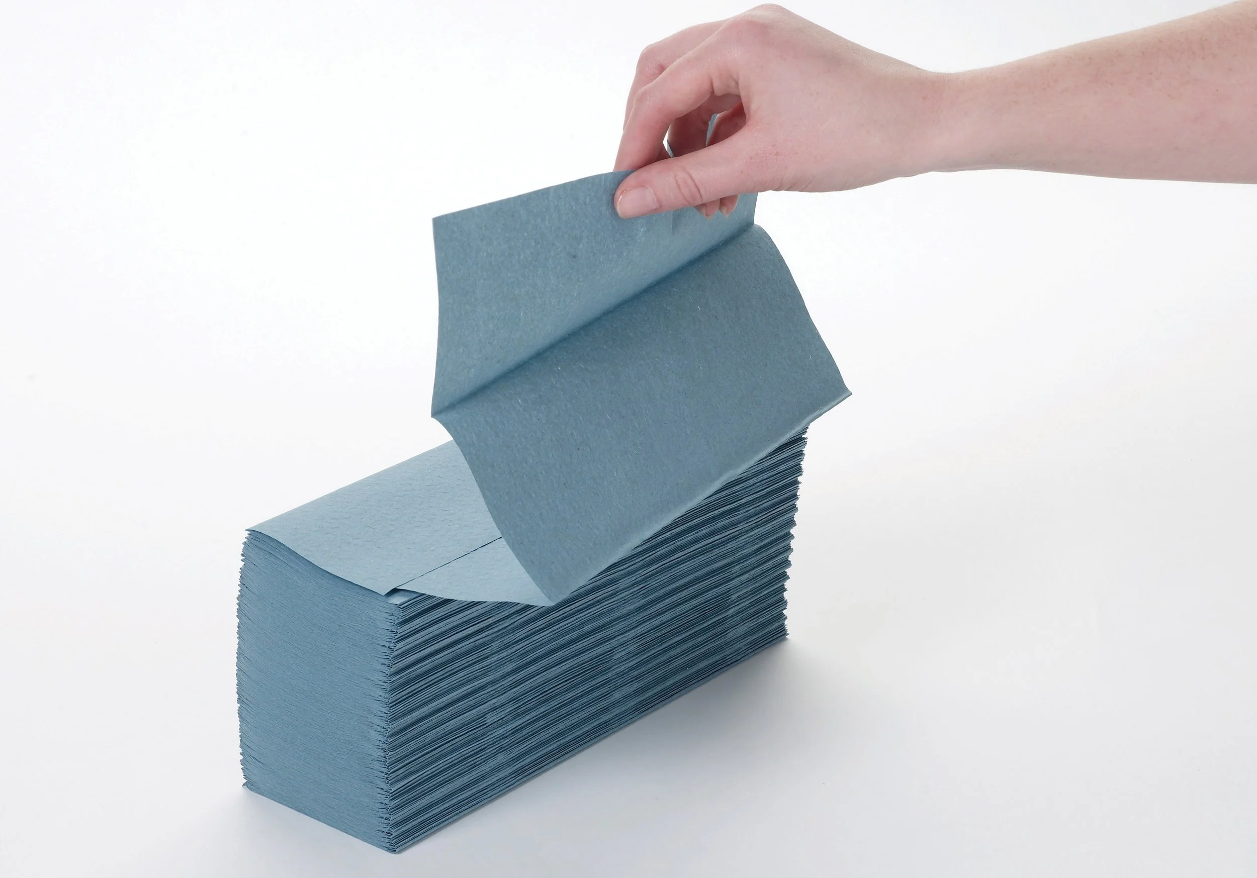 1 ply Blue Z fold Paper Hand Towel