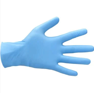Blue Nitrile Powder Free Gloves