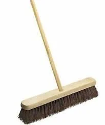 Broom 18" Stiff with handle