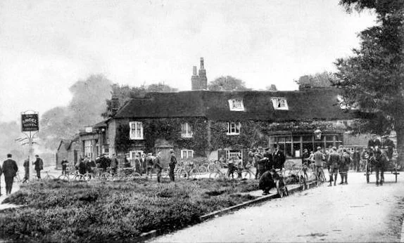 The Angel Pub on Giggs Hill Green