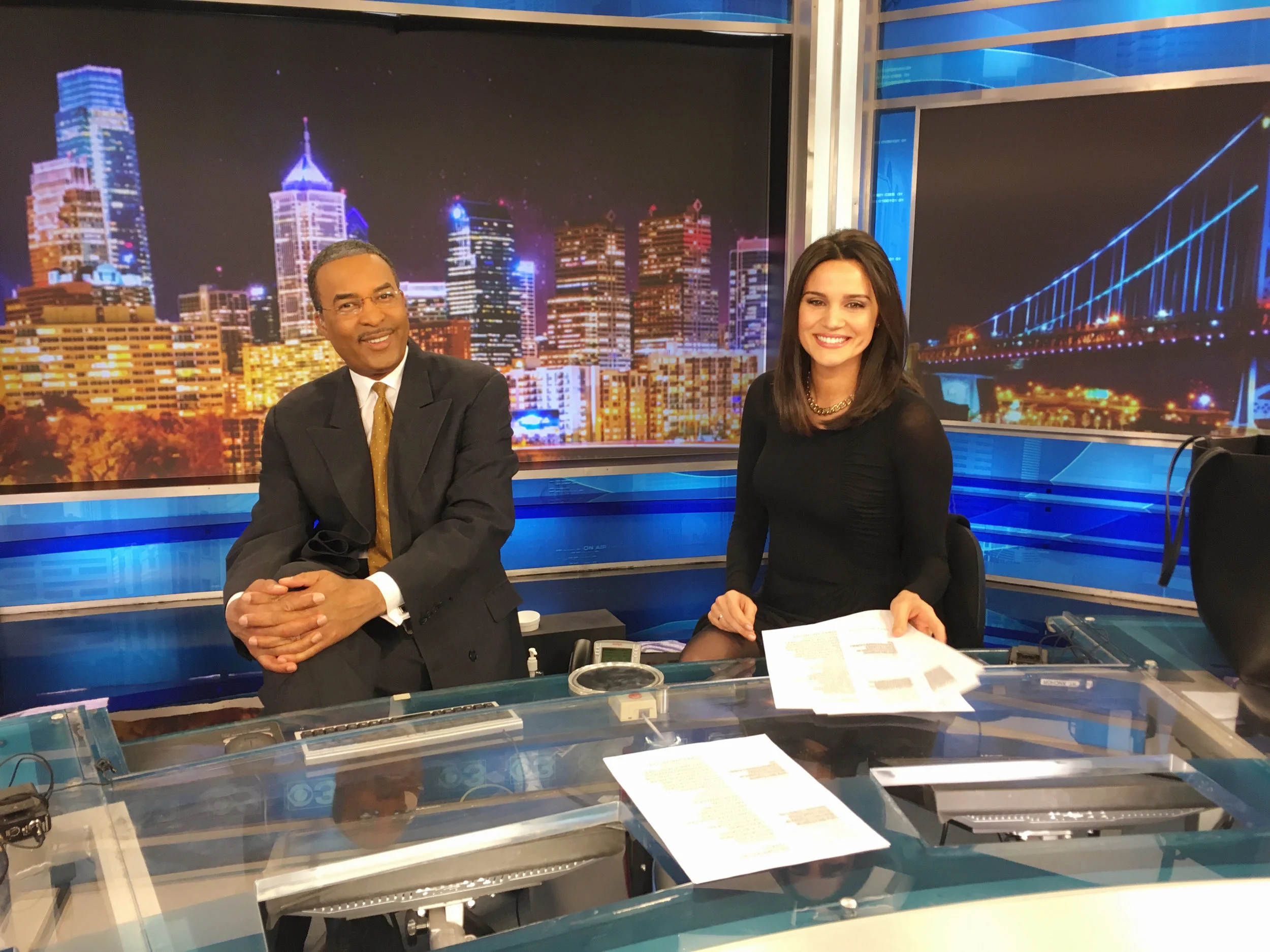 Nicole Brewer anchors alongside Ukee Washington