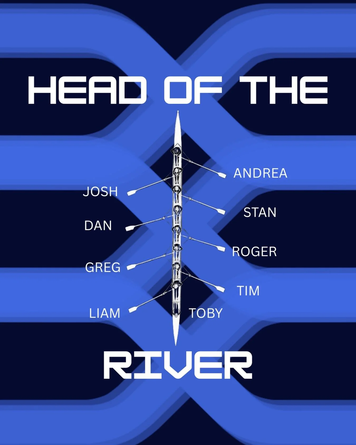 Head of the River. 375 Crews. 6.8 kilometres. 

One course. 

Crew 245.

See you there.

#gosons