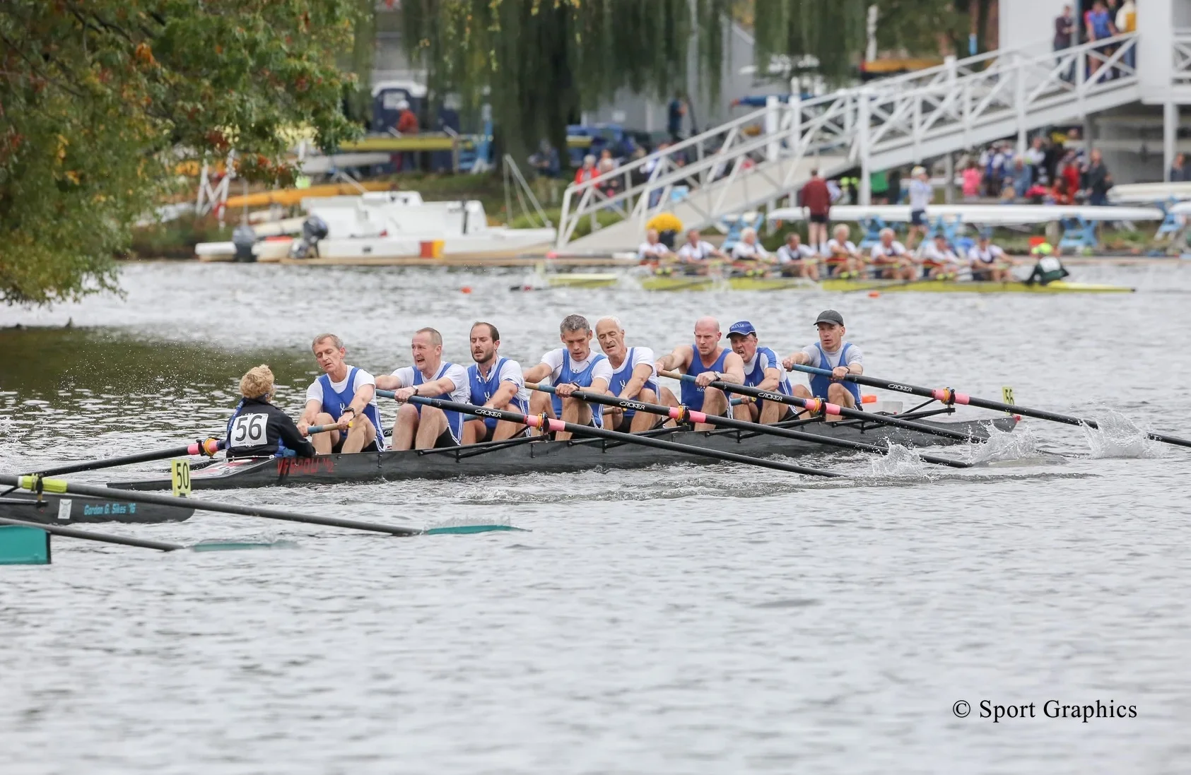 the Mens masters squad at head of the charles